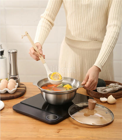 304 Бесшовная сталь для стирки и стирки растительного покрова — многоцелевая стиральная машина для риса, фильтр для фруктов, кухонная дренажная корзина