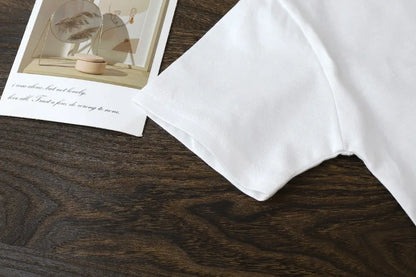 2-10Y Children/Girls Чистый хлопок короткометражный пульверный футбол — детские мальчики и девочки Саммер Топс