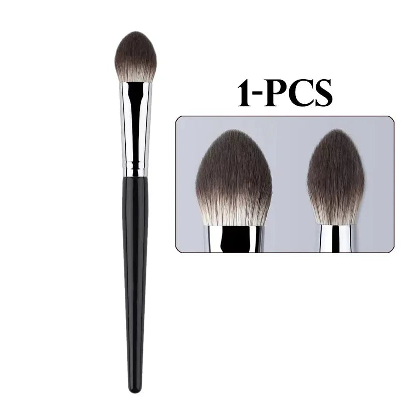 1/2 PCS Pech Cert Blusher Brush — маленькая плоская щетка для порошка, сливки и жидкого пятна