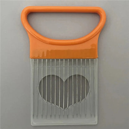 304 Держатель луковиц из нержавеющей стали — вилка и руководство по резке лука, томатов, картофеля и мяса растительного происхождения