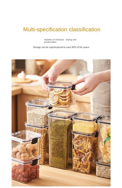 1PC Воздушно-герметизированное складское хранилище - пластиковое зерно, паста и сезонный контейнер