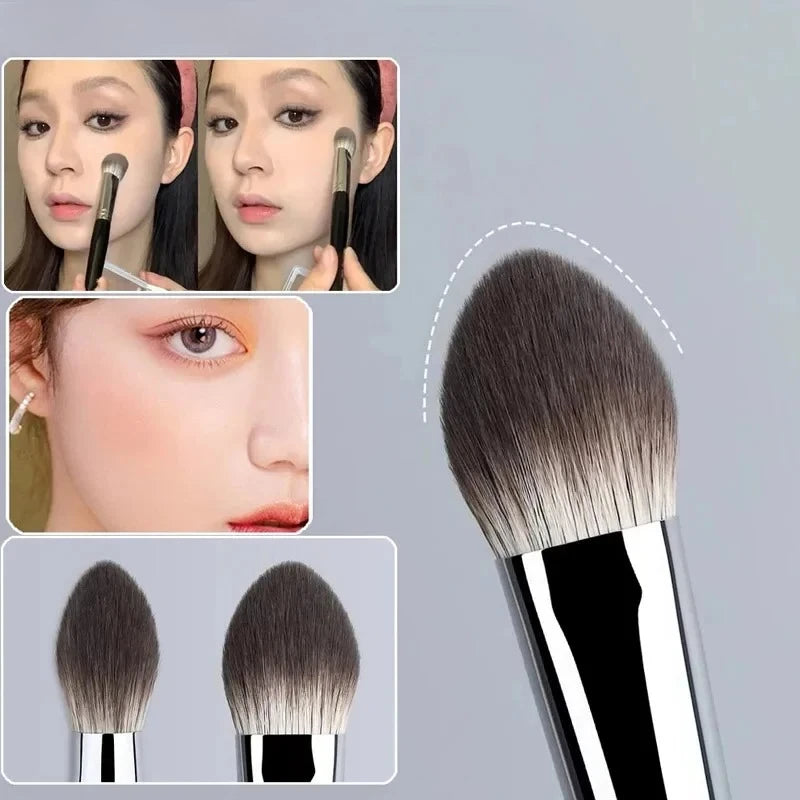 1/2 PCS Pech Cert Blusher Brush — маленькая плоская щетка для порошка, сливки и жидкого пятна