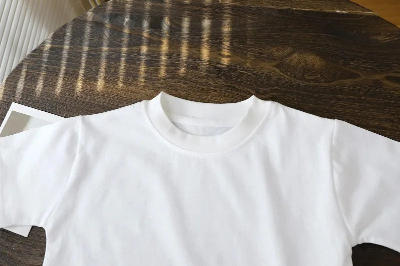 2-10Y Children/Girls Чистый хлопок короткометражный пульверный футбол — детские мальчики и девочки Саммер Топс