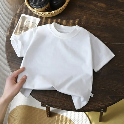 2-10Y Children/Girls Чистый хлопок короткометражный пульверный футбол — детские мальчики и девочки Саммер Топс