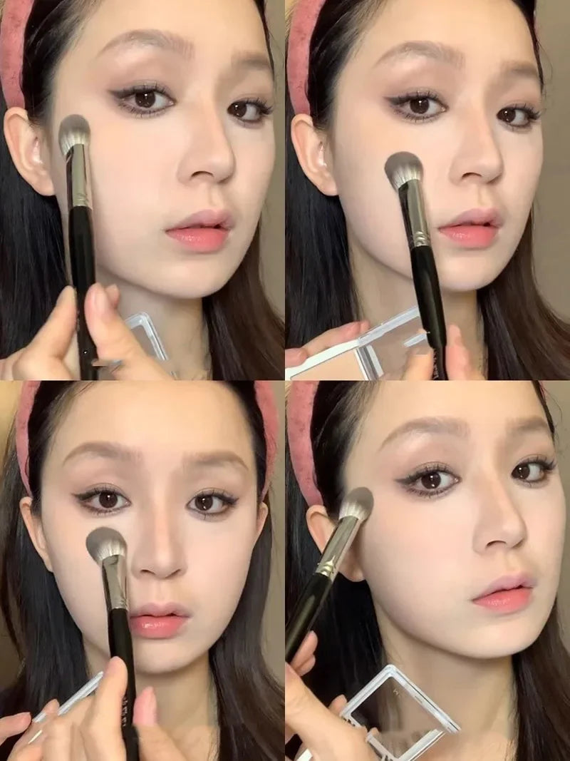 1/2 PCS Pech Cert Blusher Brush — маленькая плоская щетка для порошка, сливки и жидкого пятна