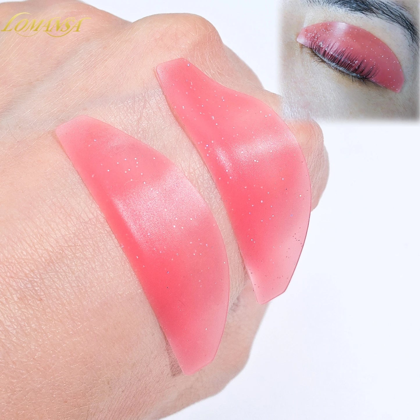 Lomansa 1 Pair Silicone Lash Speeding Pads — ресницы Perm Rods & Silds for Lash Lash Shifting, Professional Accessories