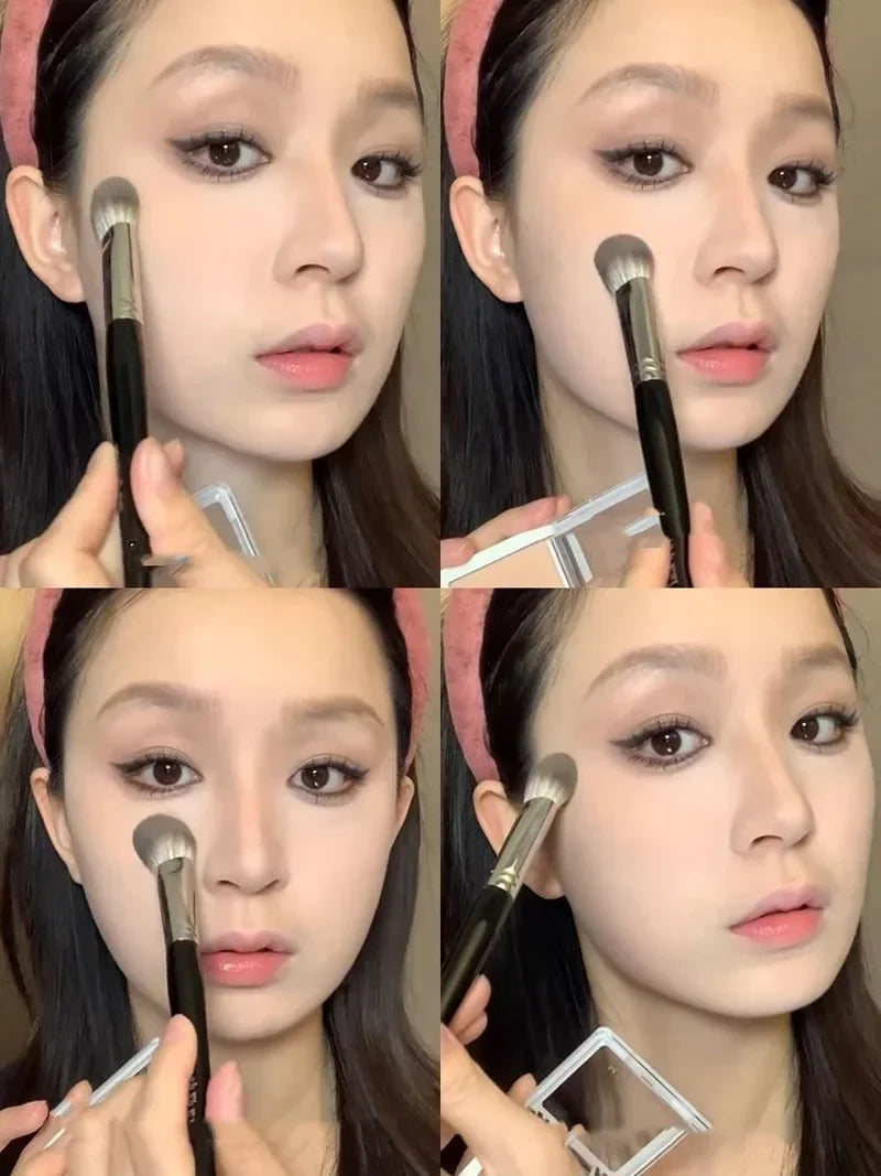 1/2 PCS Pech Cert Blusher Brush — маленькая плоская щетка для порошка, сливки и жидкого пятна