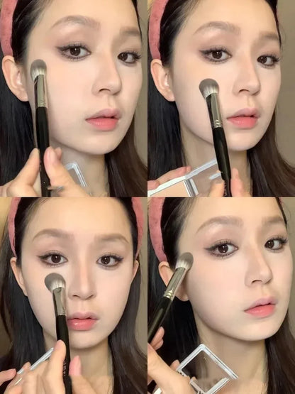 1/2 PCS Pech Cert Blusher Brush — маленькая плоская щетка для порошка, сливки и жидкого пятна