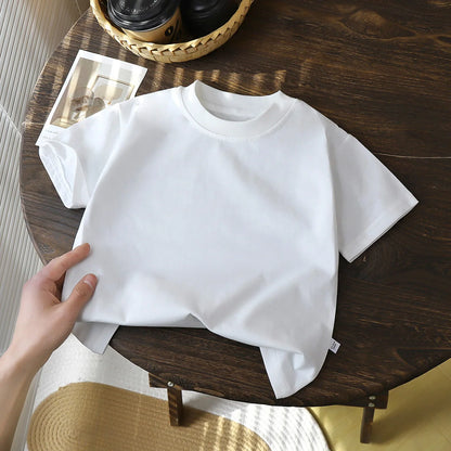 2-10Y Children/Girls Чистый хлопок короткометражный пульверный футбол — детские мальчики и девочки Саммер Топс